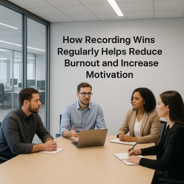 How Recording Wins Regularly Helps Reduce Burnout and Increase Motivation